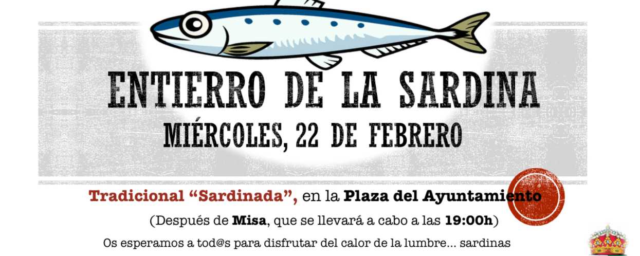Misa y tradicional sardinada. Entierro de la sardina en Almonacid de Zorita