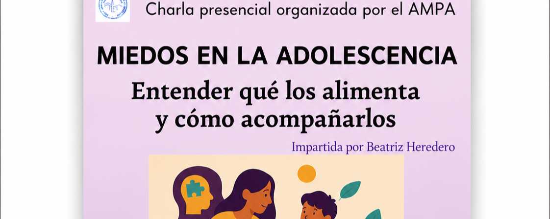 Charla organizada por el AMPA del IES Moratín de Pastrana sobre los miedos en la adolescencia