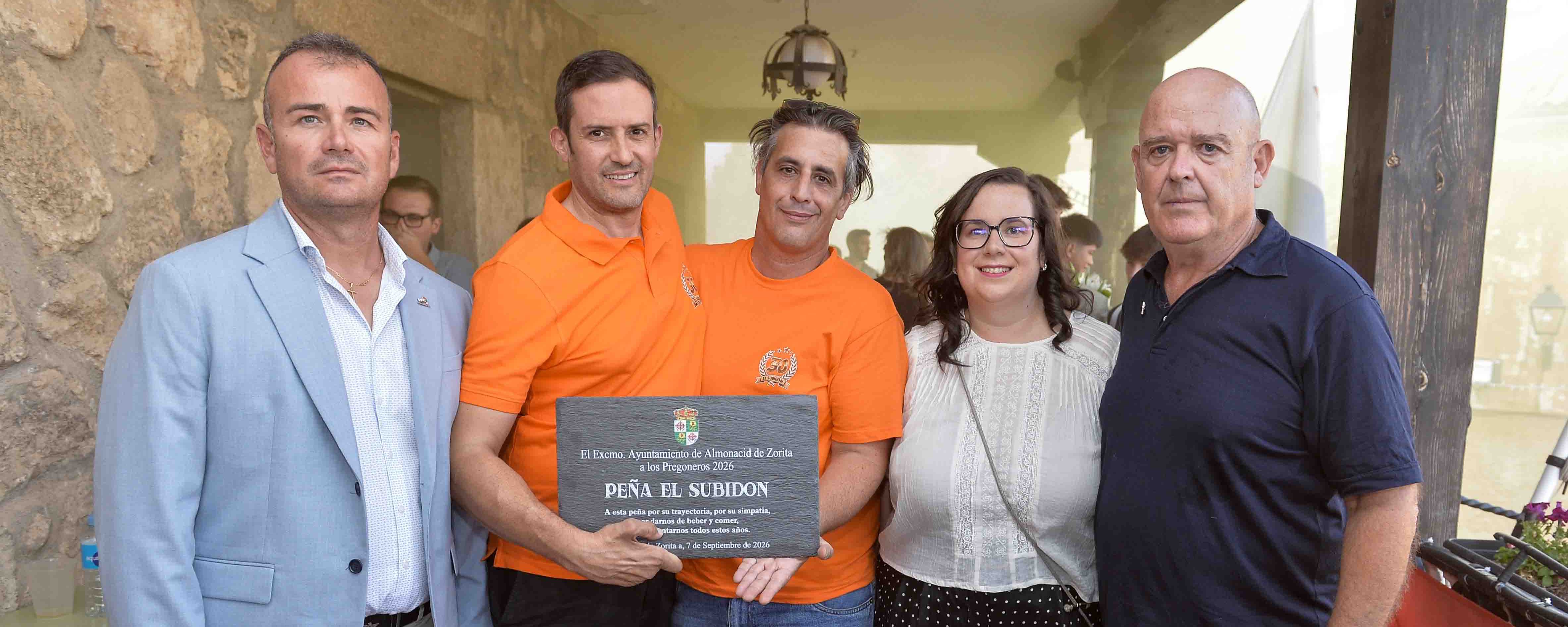 El Subidón abre las Fiestas de Almonacid con un pregón de tradición, recuerdos y futuro