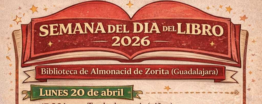 Almonacid de Zorita celebra el Día del Libro con una semana llena de actividades para todas las edades